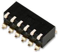 MULTICOMP PRO MCEPM-06 DIP/SIP SW, 6CIRCUITS, PIANO KEY