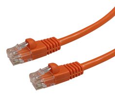 VIDEK 2965-1RG PATCH LEAD, CAT5E, ORANGE, 1M