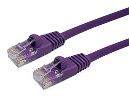VIDEK 2965-2PR PATCH LEAD, CAT5E, PURPLE, 2M