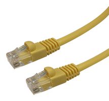 VIDEK 2965-1.5Y PATCH LEAD, CAT5E, YELLOW, 1.5M