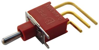 MULTICOMP PRO 1AS3T2B4M7RE SWITCH, TOGGLE, SPDT, 100mA, 20V