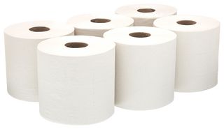 KIMBERLY CLARK 7303 WYPALL L20 CF ROLL WHT 6X300, PK6