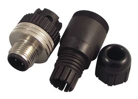 MOLEX 8A4006-31 PLUG, M12, 4WAY, PG7