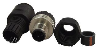 MOLEX 8A4006-325 PLUG, M12, 4WAY, PG9