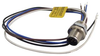 MOLEX 8R5E36E03C3003 PLUG, M12, 5WAY