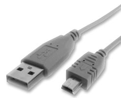 MULTICOMP SPC20060 USB CBL, 2.0 A PLUG-MINI B PLUG/914.4MM