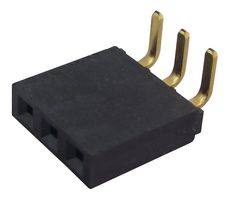 SAMTEC SSW-103-02-G-S-RA RECEPTACLE, 2.54MM, R/A SINGLE, 3WAY