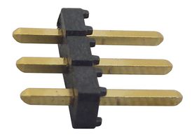 SAMTEC TLW-103-05-G-S Board-To-Board Connector, Single, TLW Series, Through Hole, Header, 3, 2.54 mm RoHS Compliant: Yes
