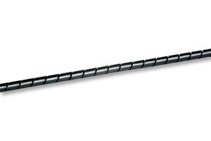 HELLERMANNTYTON 161-41001 SLEEVING, SPIRAL, PE, 1.5MM, BLK, 30M