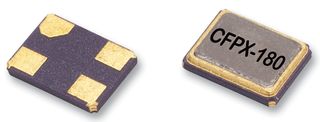 IQD FREQUENCY PRODUCTS LFXTAL035266 CRYSTAL, CFPX-180, 24M, SMD 3.2X2.5