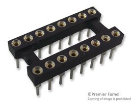 ARIES 16-3518-10 SOCKET, DIP, 16WAY