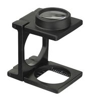 SAAME 59-610-004 FOLDING POCKET MAGNIFIER, 10MM GRID