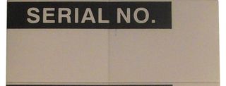 MULTICOMP PRO MP009760 PRE PRINTED LABEL, VINYL, SERIAL NO/PK70 ROHS COMPLIANT: YES