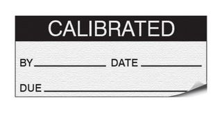 MULTICOMP PRO 7827285 LABEL, CALIBRATED, WHT ON BLK, PK350
