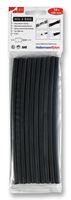 HELLERMANNTYTON 308-30610 HEATSHRINK, 3:1, 6MM, BLK, PK10