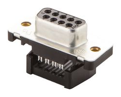 AMP - TE CONNECTIVITY 1658610-4 D-SUB CONN, RCPT, 9POS, SIZE DE, IDC