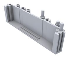CAMDENBOSS CIME/M/SE2250SS Enclosure Accessory, 72mm, Empty Interface Support, End Section, PCB RoHS Compliant: Yes