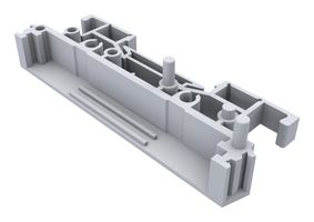 CAMDENBOSS CIME/M/SEF1125S Enclosure Accessory, 72mm, Empty Interface Support, End Section with Foot, PCB RoHS Compliant: Yes
