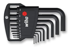 WIHA 06379 HEX L-KEY SET IN HOLDER, 9-PC
