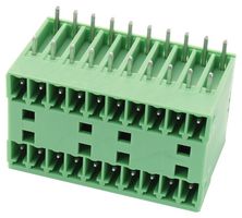 PHOENIX CONTACT 1843156 MACHO, PCB, DOBLE, 3,81 MM, 10 VÃAS