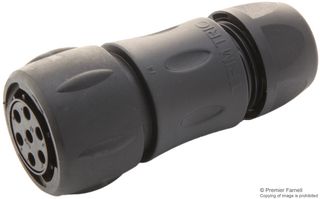 SOURIAU-SUNBANK / EATON UTS6GJC147S Circular Connector, Trim Trio UTS Series, Receptacle, 7, Socket, Cable Mount, 14-7 RoHS Compliant: Yes
