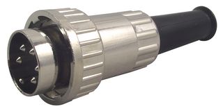 LUMBERG 0132 05-1 DIN Audio / Video Connector, Plug, 5, Cable Mount, Metal Body, Silver Plated Contacts RoHS Compliant: Yes