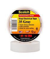 3M 35 19MM GREY ELECTRICAL INSULTAPE, PVC, 20M X 19.05MM