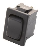 MARQUARDT 1808.6302-00 Rocker Switch, SPDT, (On)-Off-(On), Black, Panel, 6 A, 250 V RoHS Compliant: Yes