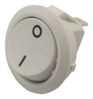 MARQUARDT 1881.1105-00 SWITCH, SPST, ROUND, WHITE, I/O