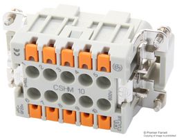 ILME CSHM10 INSERT, MALE, 10P+E, 16A, 500V