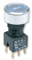 APEM A1PCA1X220J203 SWITCH, LATCH, GRN, BLANK, 12V