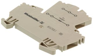 WEIDMULLER 8025610000 TERMINAL BLOCK, DIN RAIL, 4 POSITION, 30