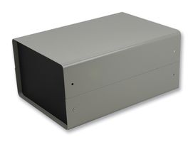 HAMMOND 1401P Enclosure, 1401 Series, Instrument, 127 mm, 356 mm, 254 mm, Steel, Grey RoHS Compliant: Yes