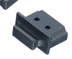 WURTH ELEKTRONIK 726851001 DUST CAP, PE, BLACK, HDMI CONNECTOR