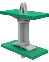 ESSENTRA COMPONENTS DLCBS-8-01 PCB SUPPORT DUAL LOCK 12.7MM HIGH, PK40