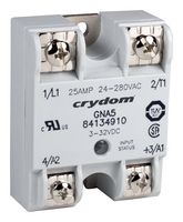 SENSATA/CRYDOM 84134900 SSR, GNA5 10A/240VAC, DC IN, ZC