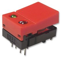 OMRON ELECTRONIC COMPONENTS B3J6200 SWITCH, HINGED, ORG, RED & GRN LED