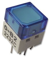 ARATAS (FORMERLY OMRON COMPONENTS) B3W9000B2B SWITCH, ILL, BLUE, 2X BLUE LEDS
