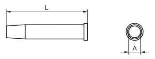WELLER XT DS TIP, PB-FREE, 5MM