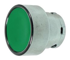 SWITCH, FLUSH, METAL, GREEN