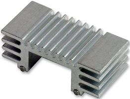 OHMITE DA-T263-101E-TR Heat Sink, Square, D2 Pack, Black Anodized, TO-263, 10.16 mm, 12.7 mm, 25.91 mm RoHS Compliant: Yes