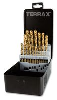 TERRAX A 250 215 T SET, TWIST DRILL, N-HSS-TIN, 25PC