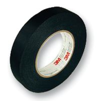 3M 11 19MM TAPE, 19MM X 66M, ACETATE CLOTH, BLK