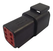 TE CONNECTIVITY - DEUTSCH DTM04-6P-EE04 AUTOMOTIVE CONN HOUSING, RCPT, 6POS