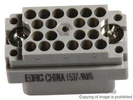 EDAC 516-020-000-302 PLUG, WITH LOCK NUT, 20 WAY