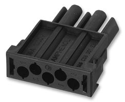 AMPHENOL SINE/TUCHEL C146 C05 801 E8 Heavy Duty Connector Insert, Socket Module, Less Contacts, Heavy Mate M Series, 1, Receptacle RoHS Compliant: Yes