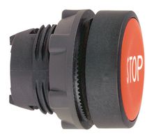 SCHNEIDER ELECTRIC ZB5AA434 HEAD, PUSHBUTTON, 22MM, RED, STOP