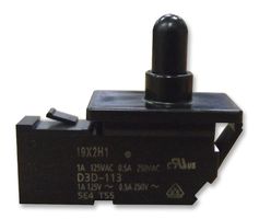 OMRON ELECTRONIC COMPONENTS D3D113 SWITCH, DOOR, PLUNGER, SPDT, 1A