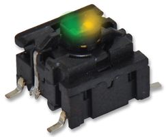 MULTIMEC 5GSH9352242 SWITCH, SMD, IP67, 3.5N, GRN/YLW LED