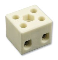 HYLEC DESTB-1002 TERMINAL BLOCK, PWR DIST., 2POS, CERAMIC